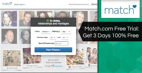 free match dating trial